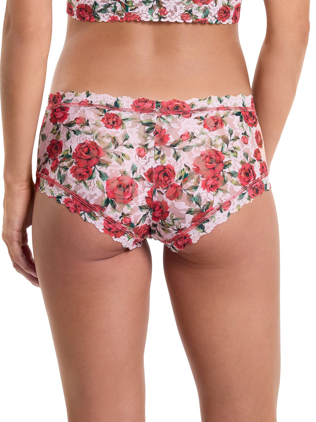 Printed Signature Lace Boyshort Je' Taime