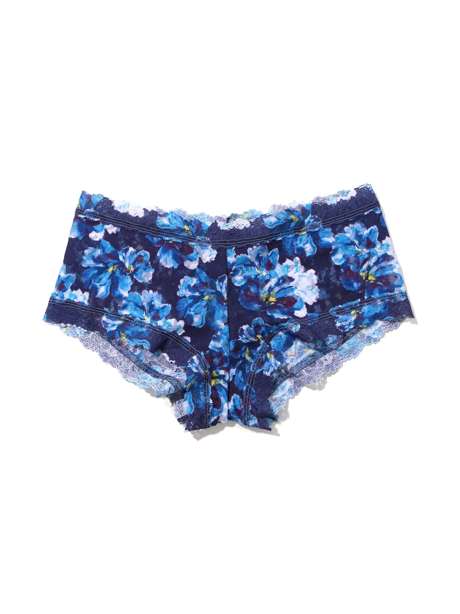 Printed Signature Lace Boyshort Nightfall Purple Sale