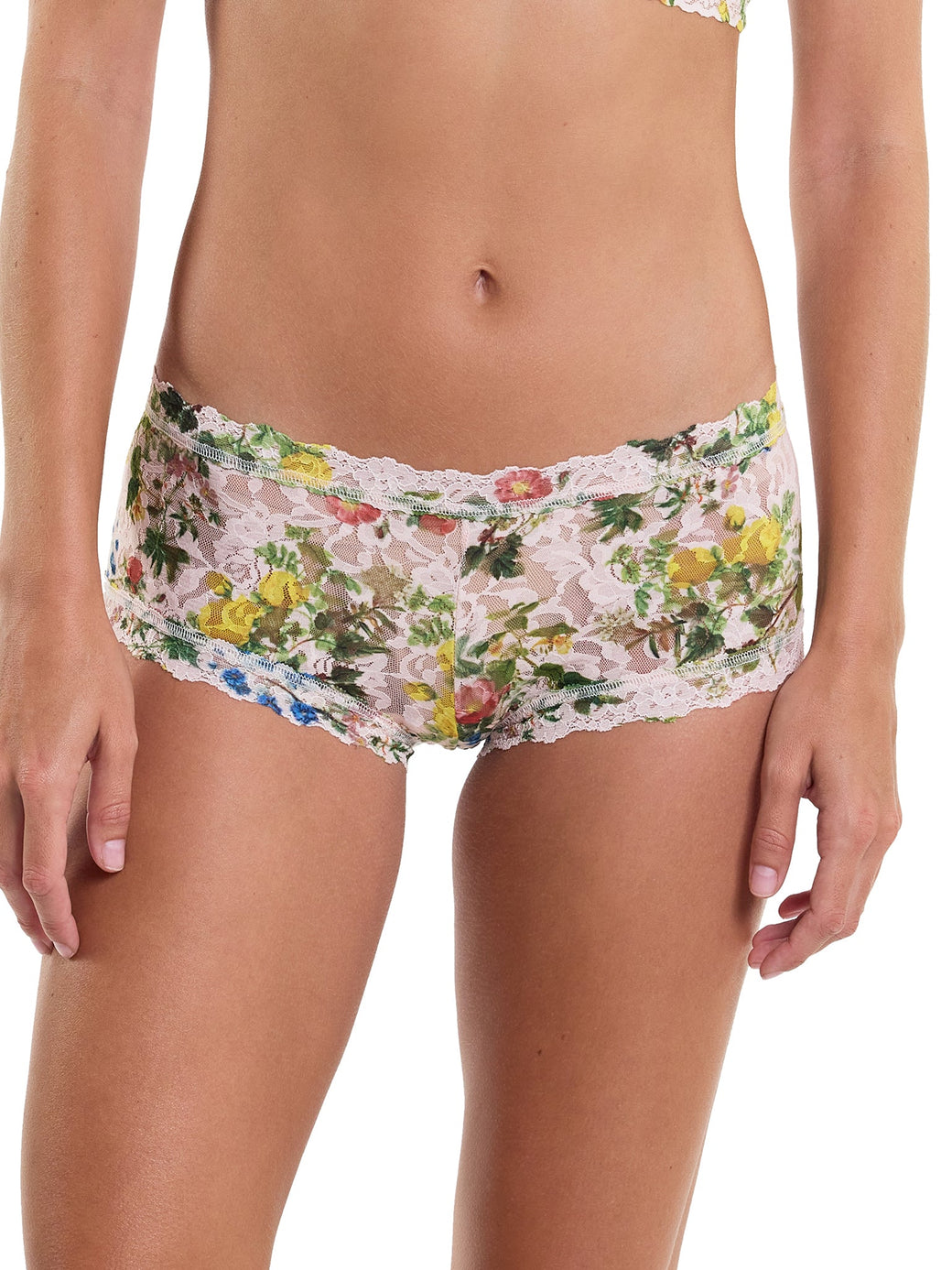 Printed Signature Lace Boyshort Overjoyed