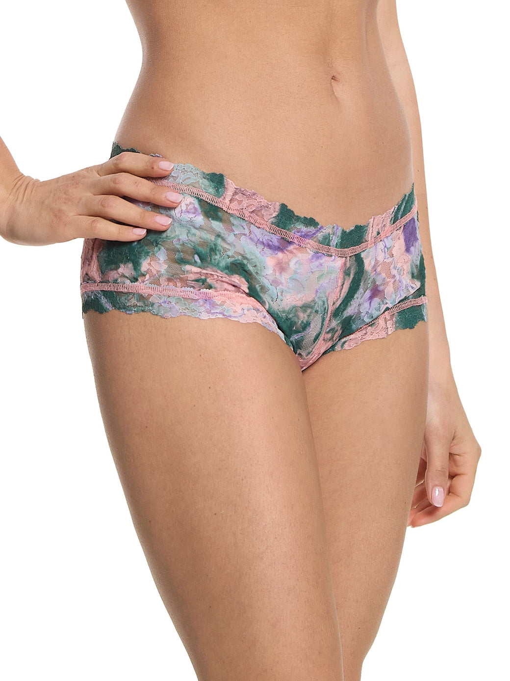 Printed Signature Lace Boyshort Painter Sale