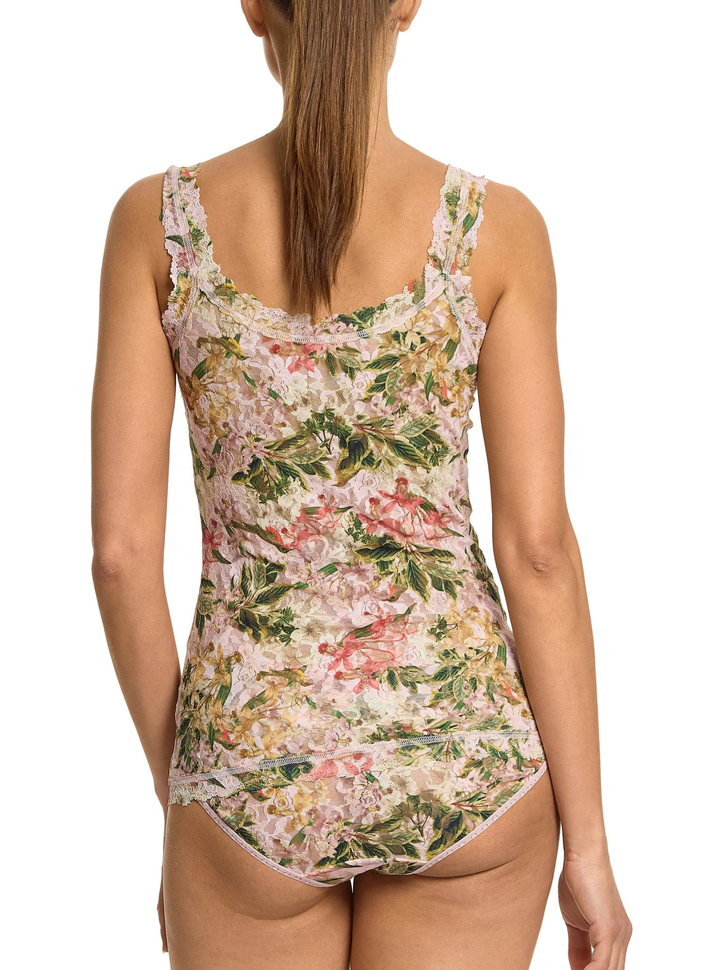 Printed Signature Lace Classic Cami French Garden Sale