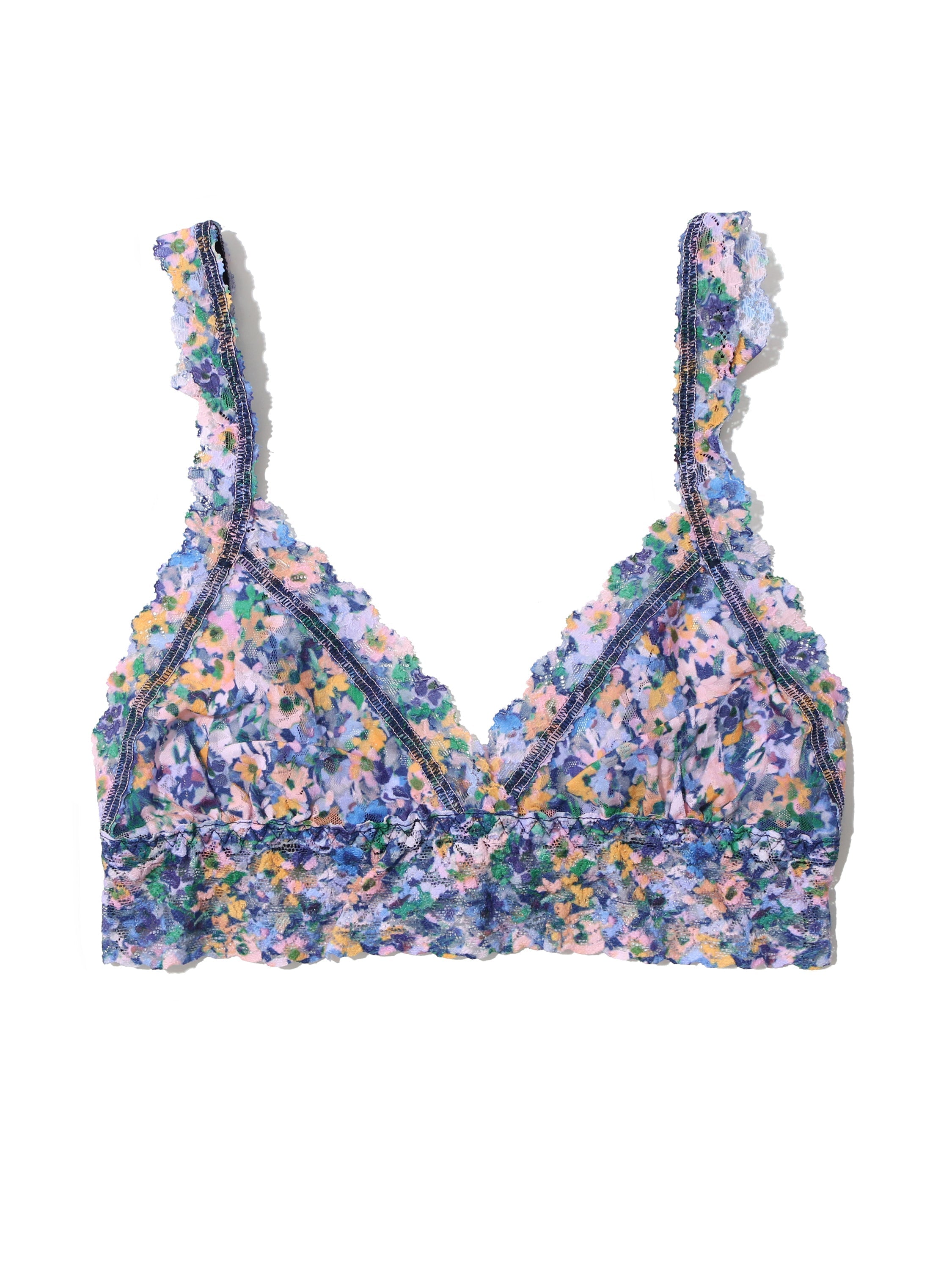 Printed Signature Lace Crossover Bralette Staycation Sale | Hanky Panky