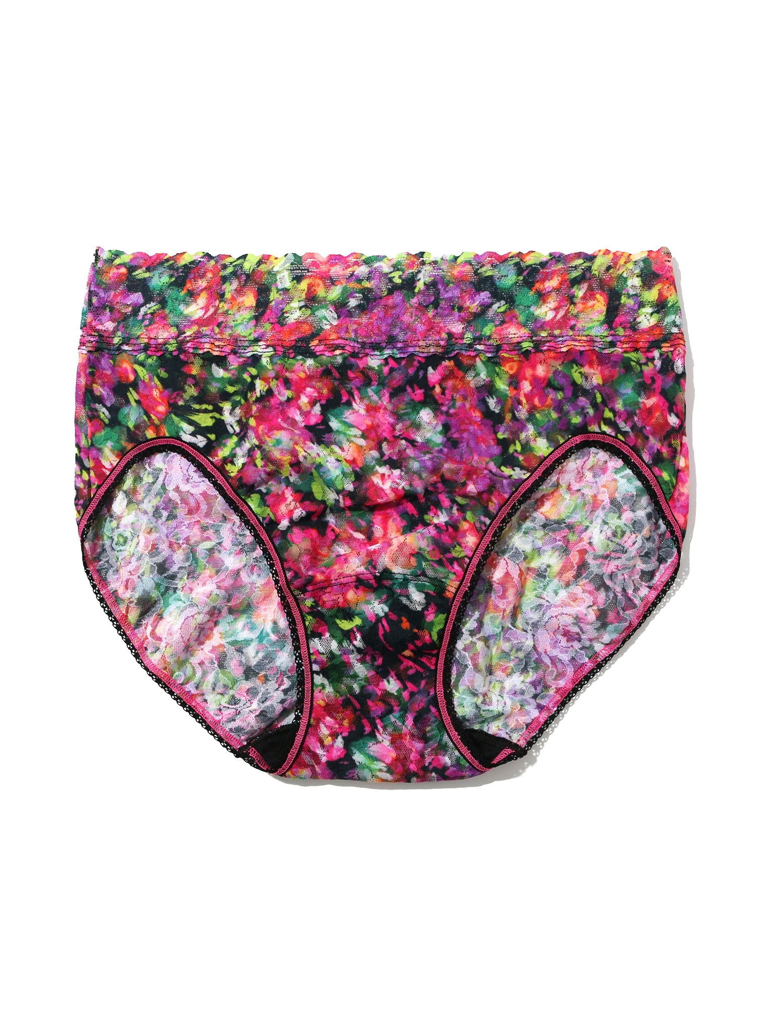 Printed Signature Lace French Brief Celebration