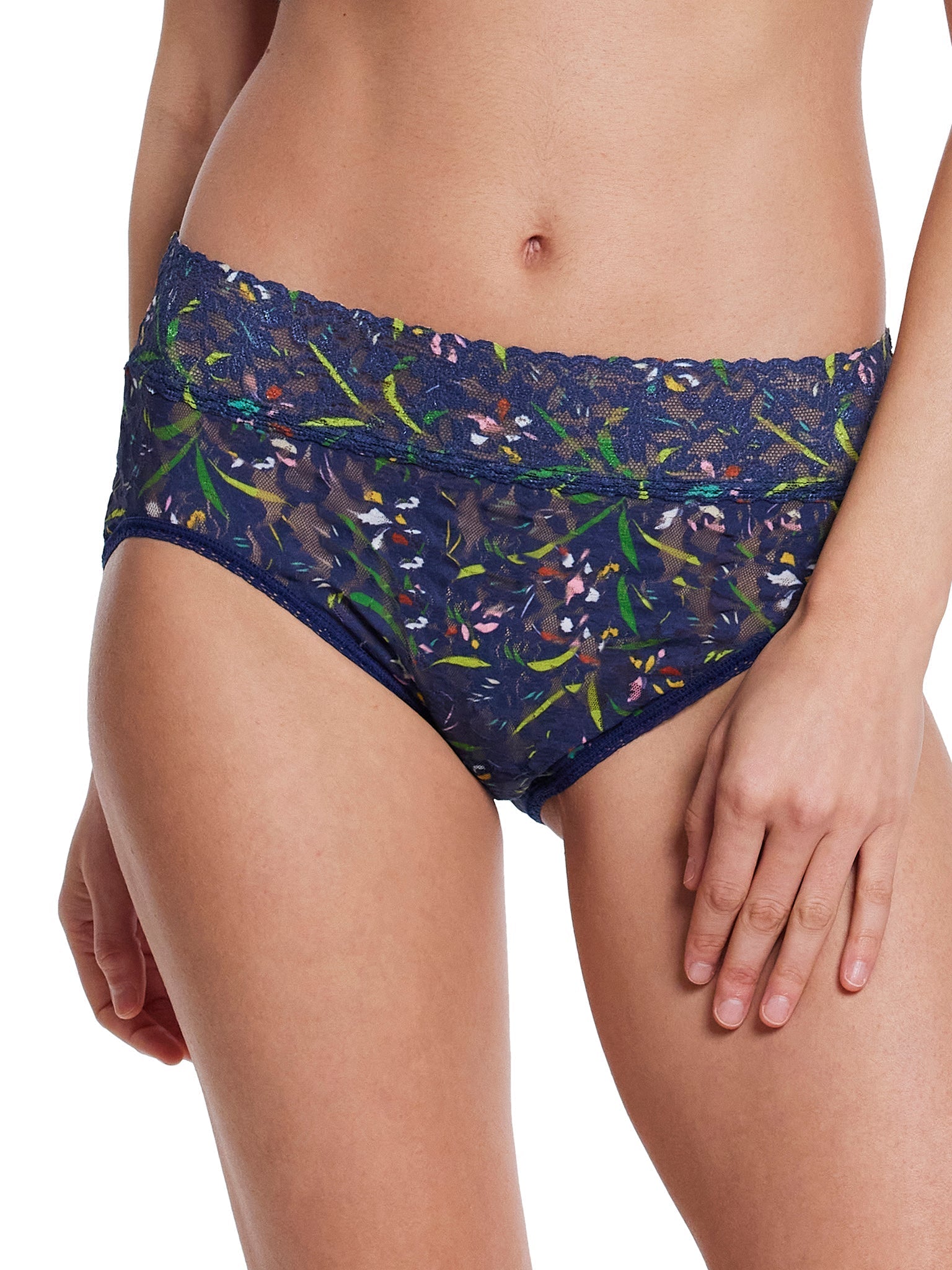 Printed Signature Lace French Brief Field Day Sale