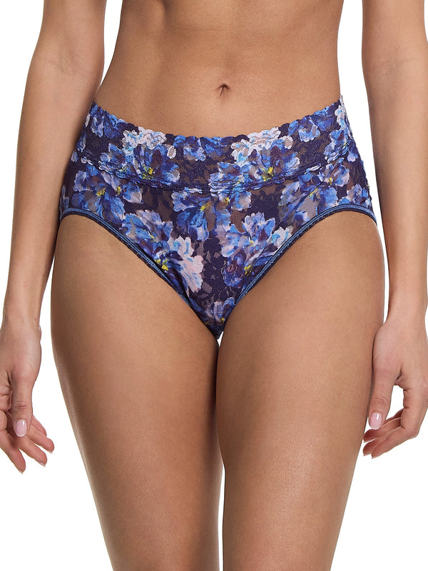 Printed Signature Lace French Brief Nightfall Purple