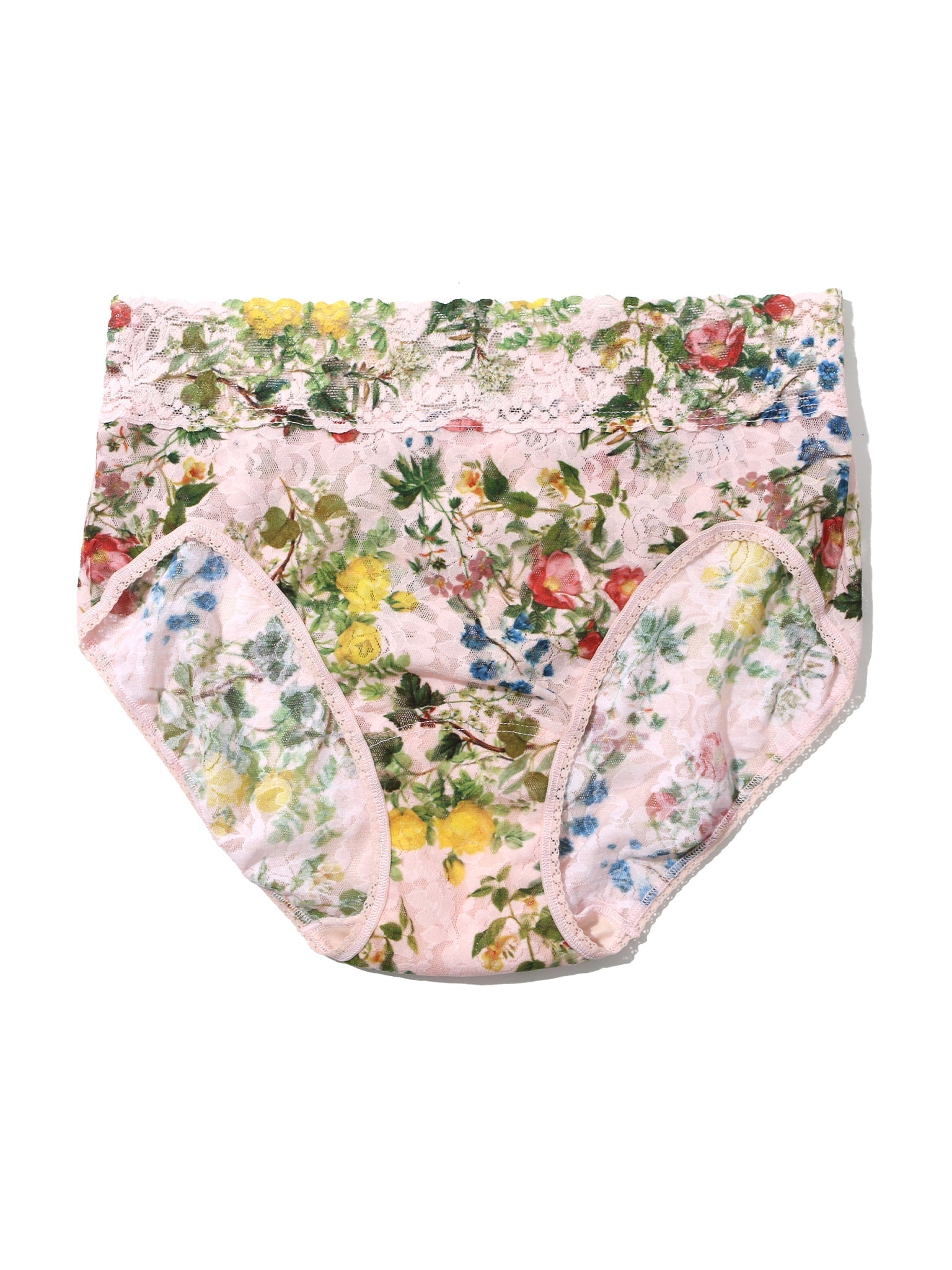 Printed Signature Lace French Brief Overjoyed