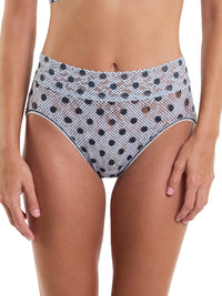 Printed Signature Lace French Brief Pinpoint