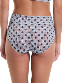 Printed Signature Lace French Brief Pinpoint