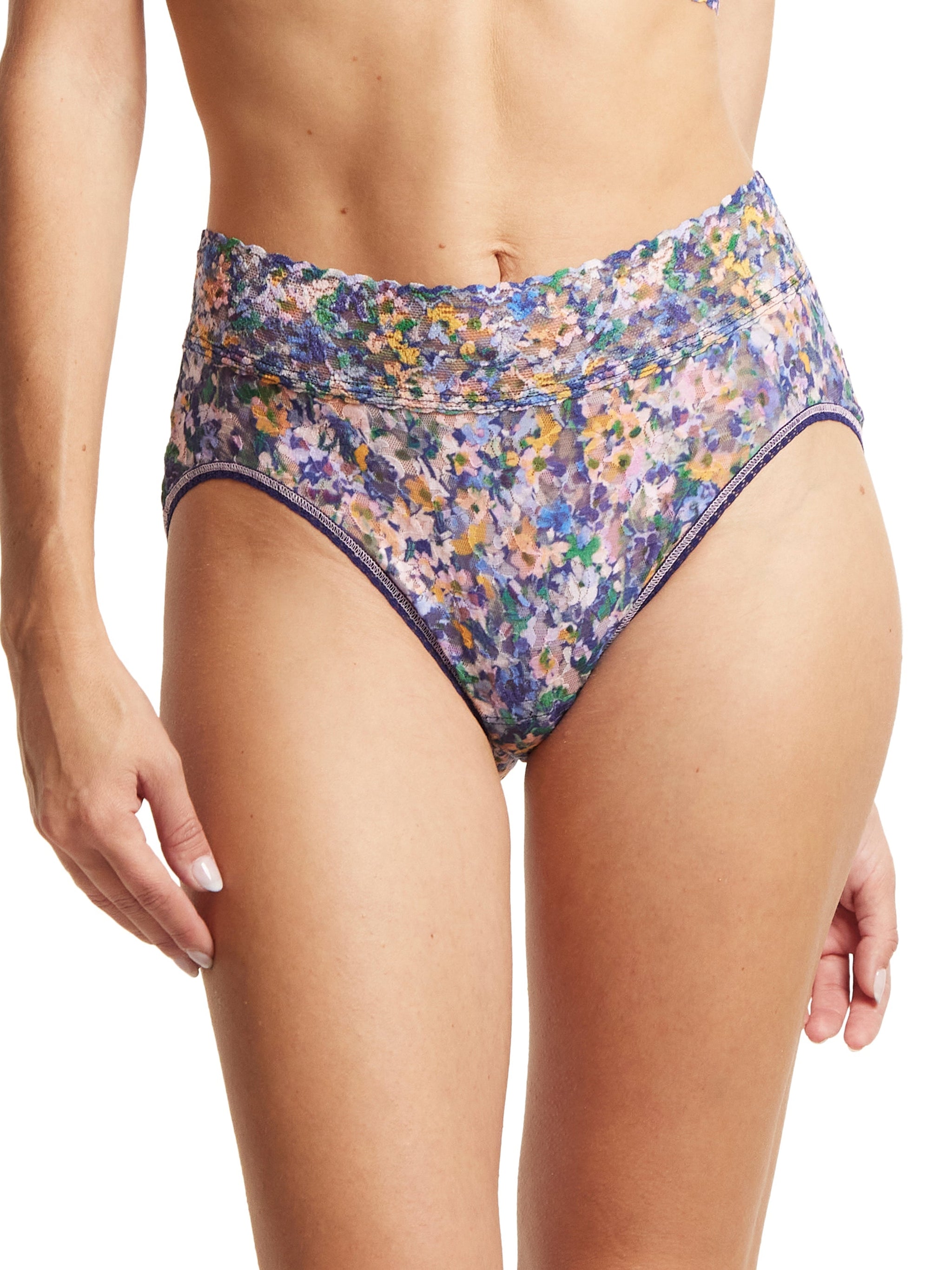 Printed Signature Lace French Brief Staycation Sale