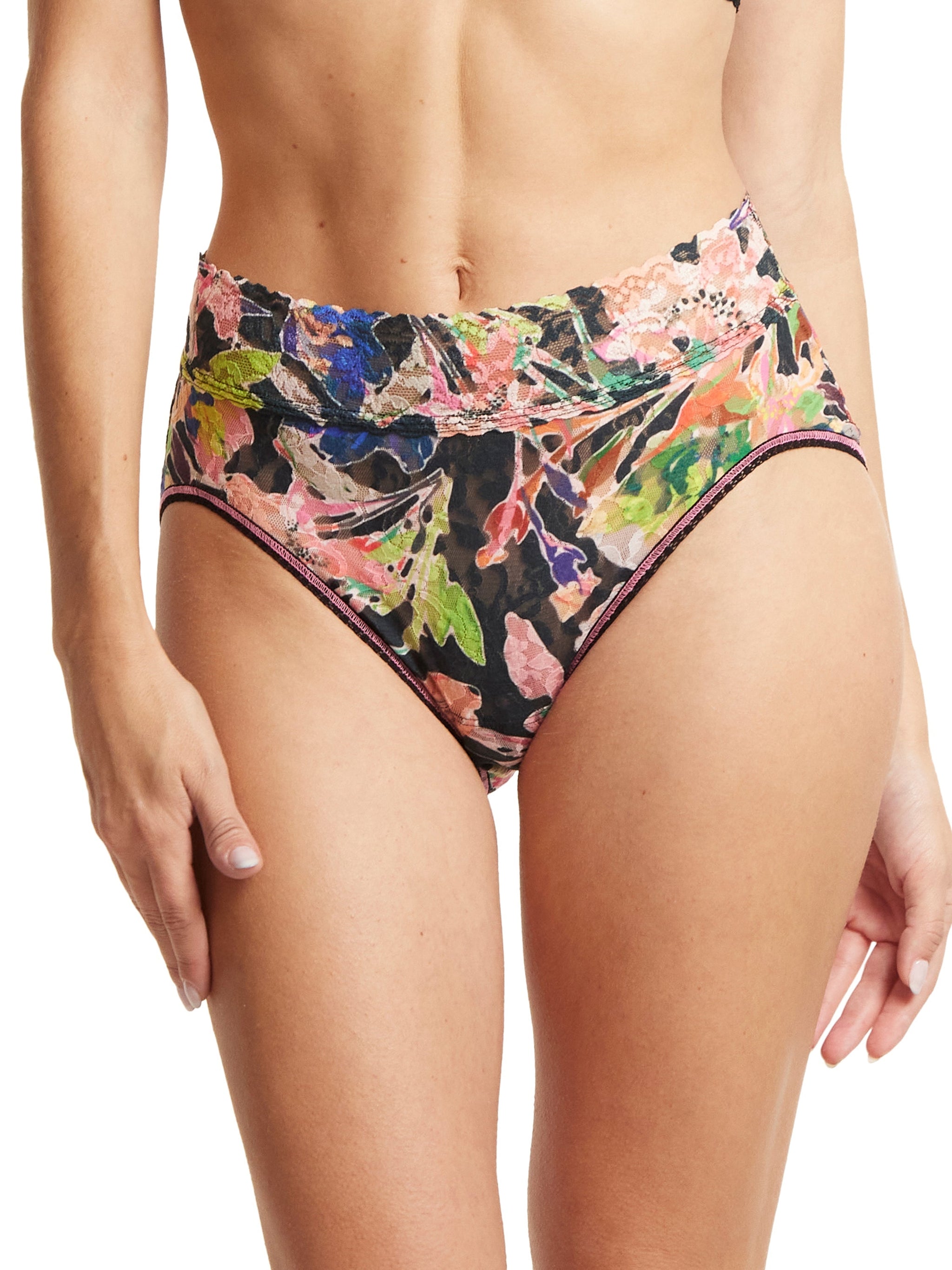 Printed Signature Lace French Brief Unapologetic Sale