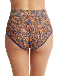 Printed Signature Lace French Brief Wild About Blue Sale