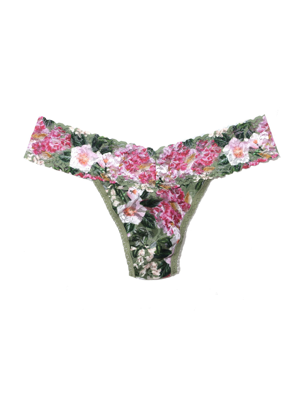 Printed Signature Lace Low Rise Thong Florist Sale | Hanky Panky