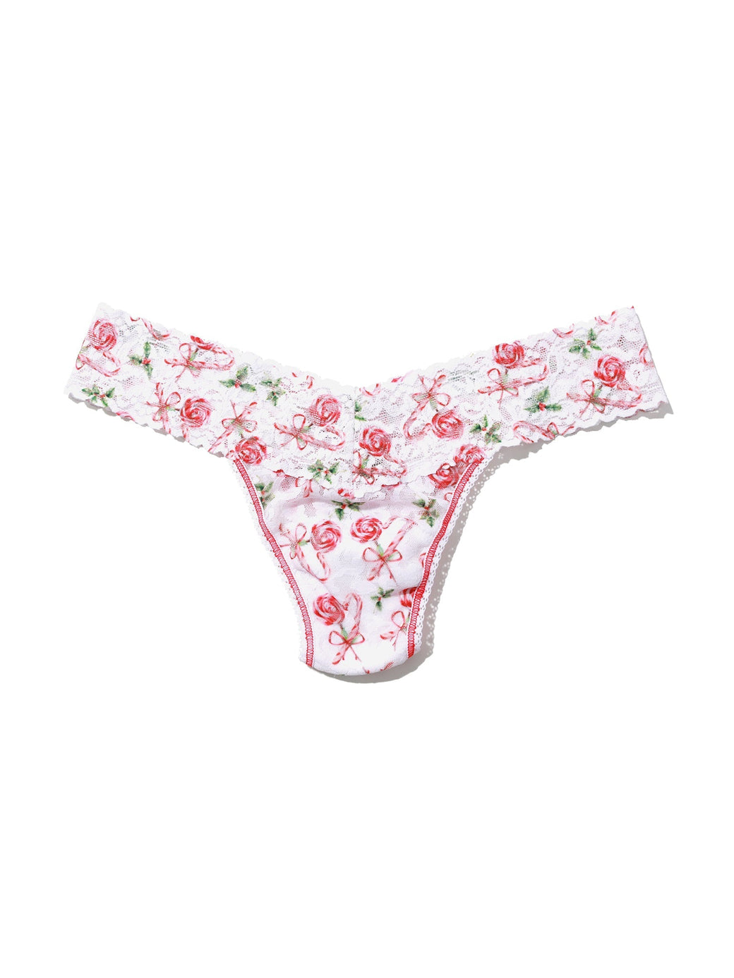 Printed Signature Lace Low Rise Thong Something Sweet Sale