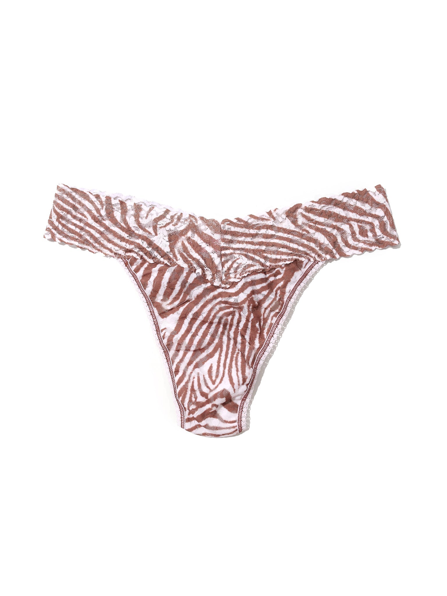 Printed Signature Lace Original Rise Thong Hide And Seek Sale