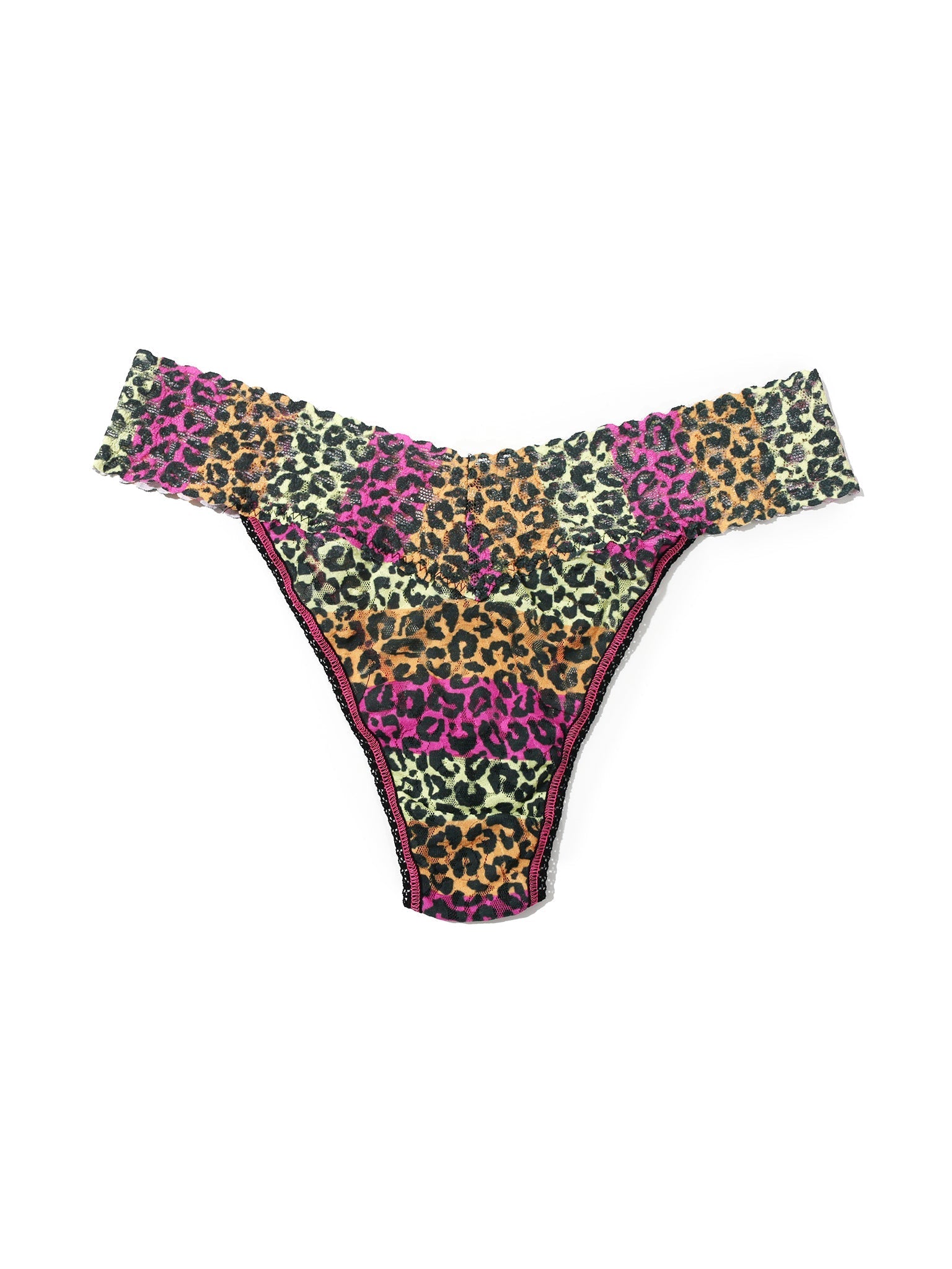 Printed Signature Lace Original Rise Thong It's Electric Sale