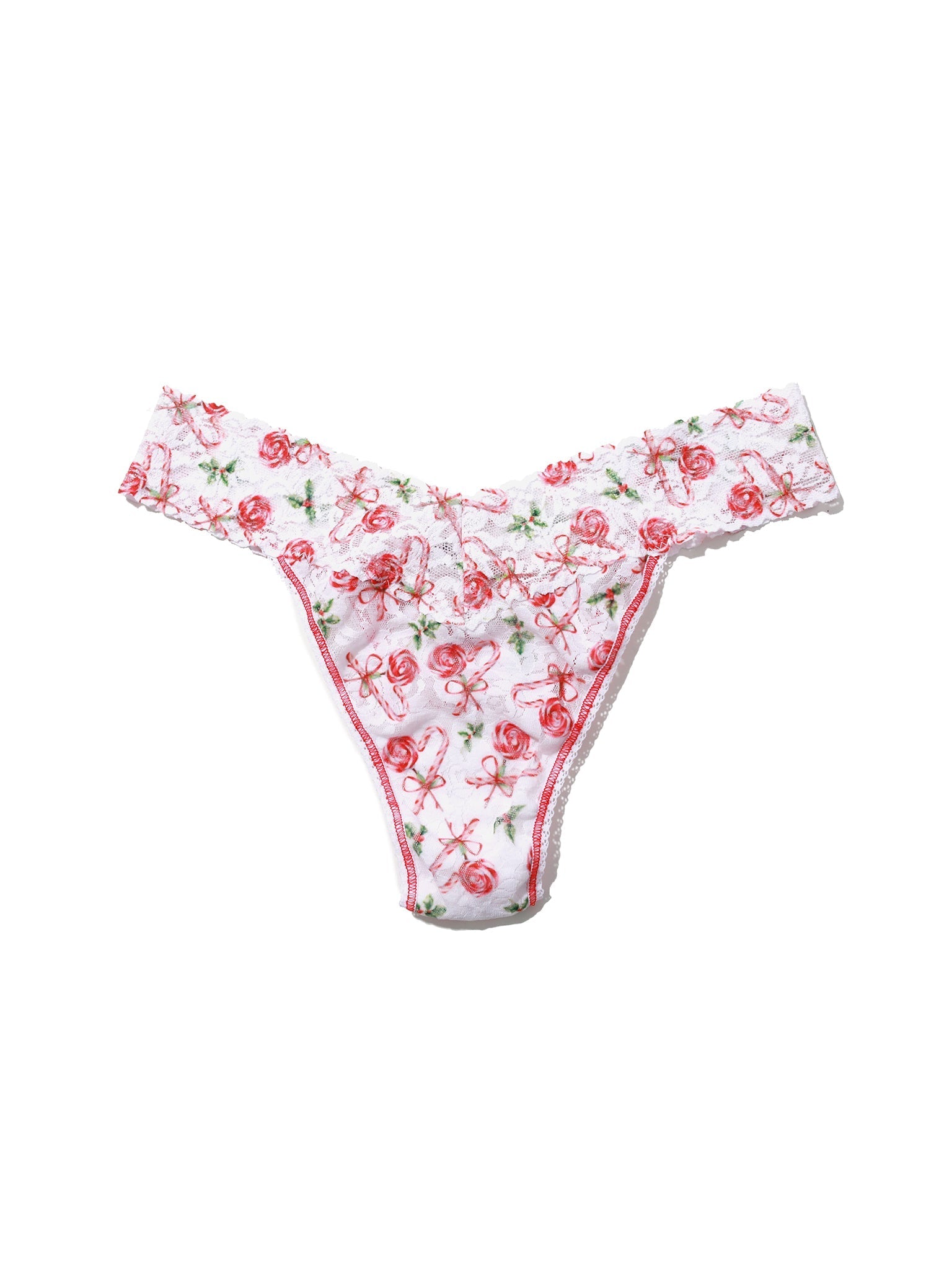 Printed Signature Lace Original Rise Thong Something Sweet Sale