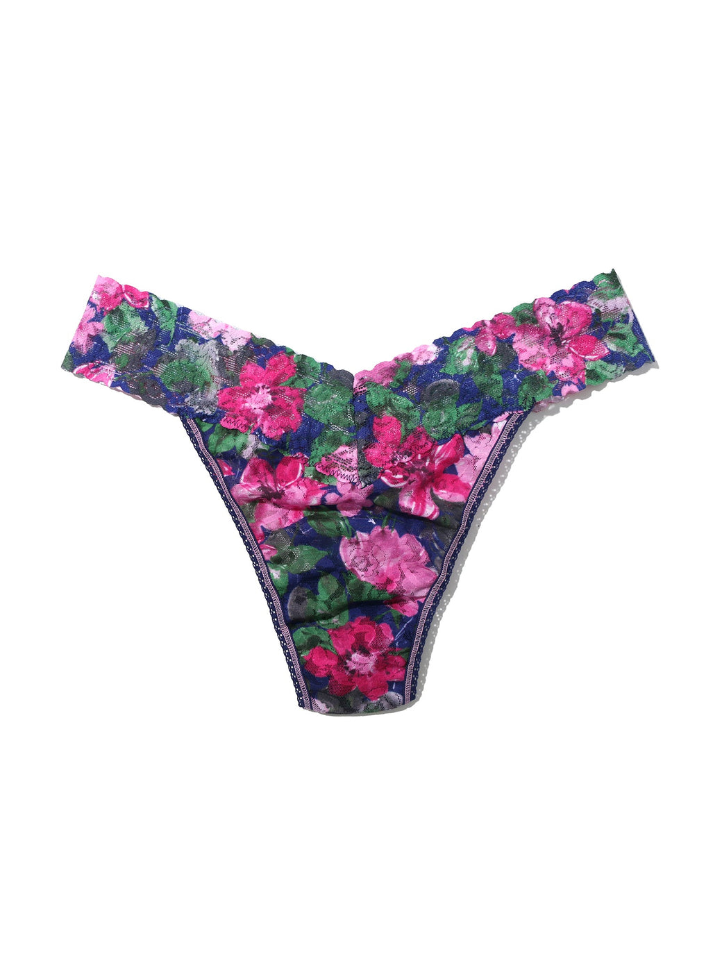 Printed Signature Lace Original Rise Thong  Tis' The Season