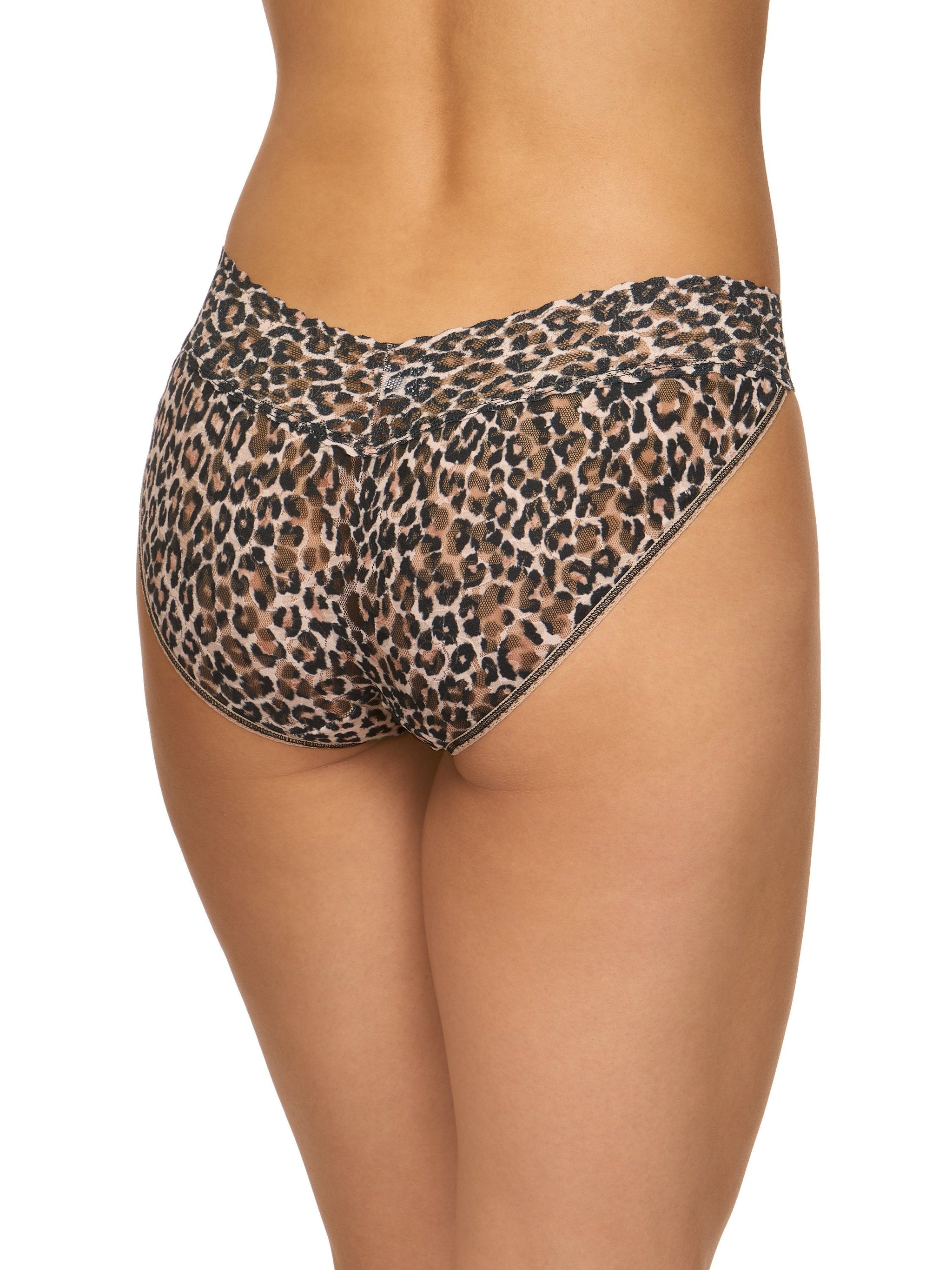 Plus Size Classic Leopard Crotchless Teddy