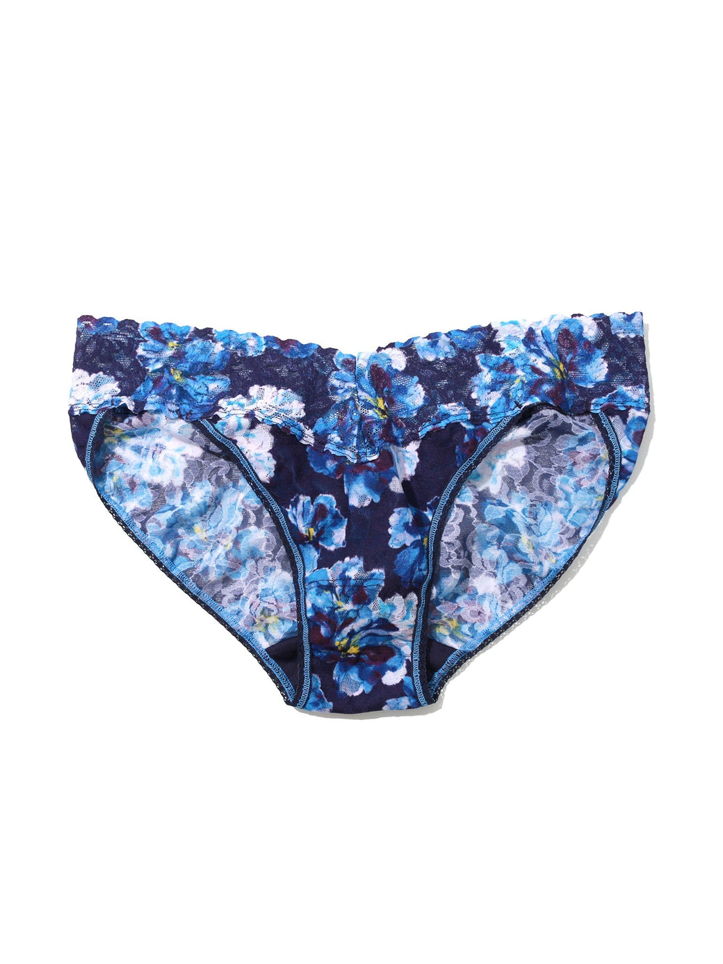 Printed Signature Lace V-Kini Nightfall Purple Sale