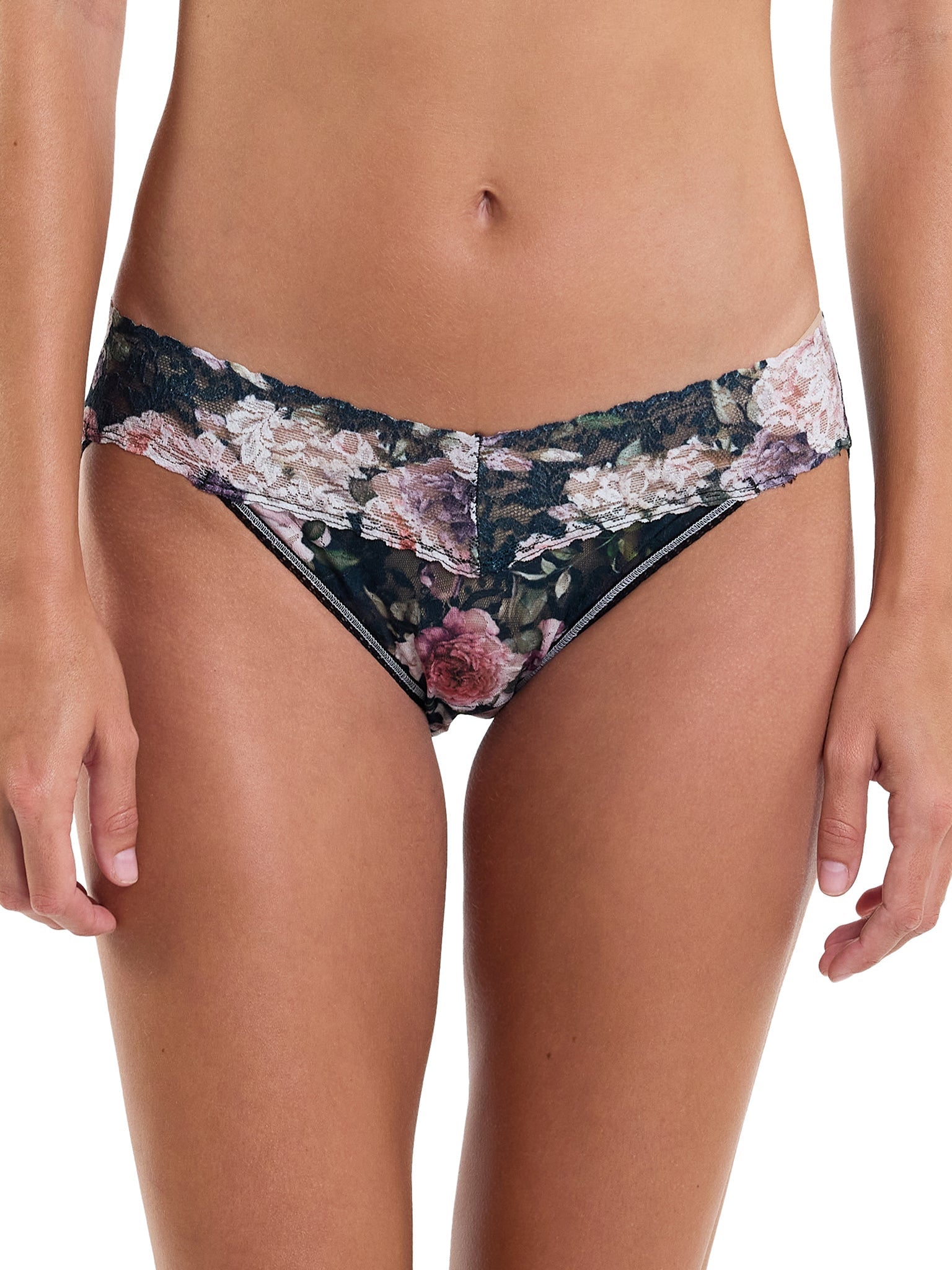 Printed Signature Lace V-Kini Romantique