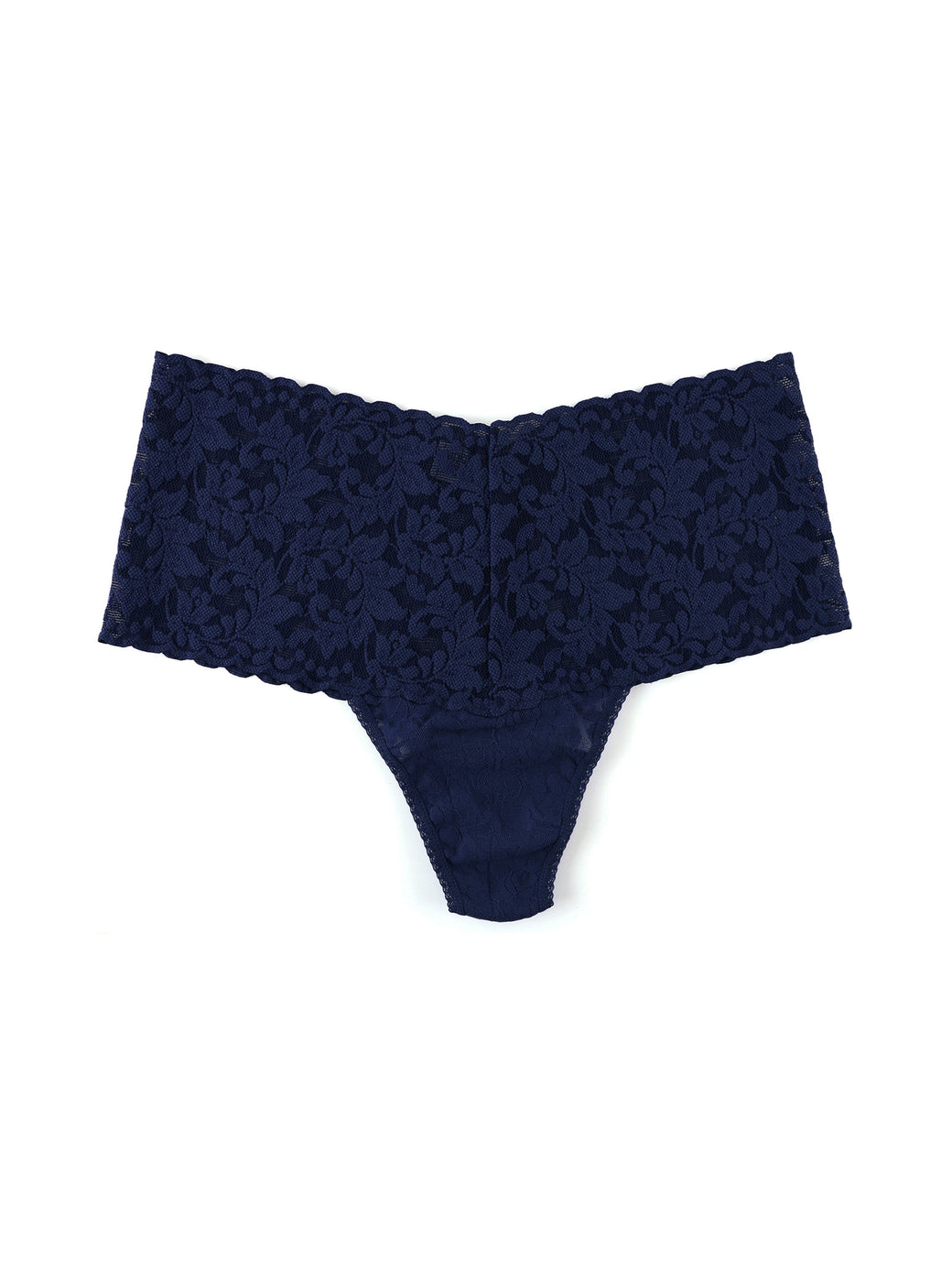 Retro Lace Thong-NAVY-Hanky Panky