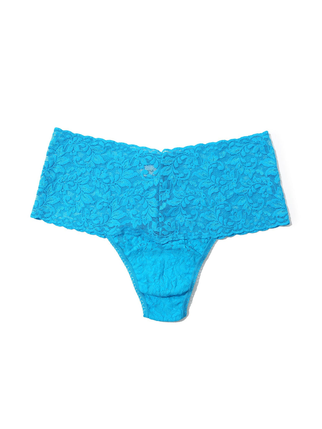 Retro Lace Thong Ocean Eyes Blue Sale