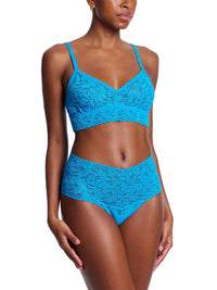 Retro Lace Thong Ocean Eyes Blue Sale