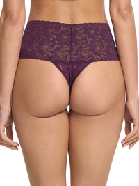 Retro Lace Thong Stone Fruit Purple Sale