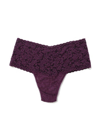 Retro Lace Thong Stone Fruit Purple Sale