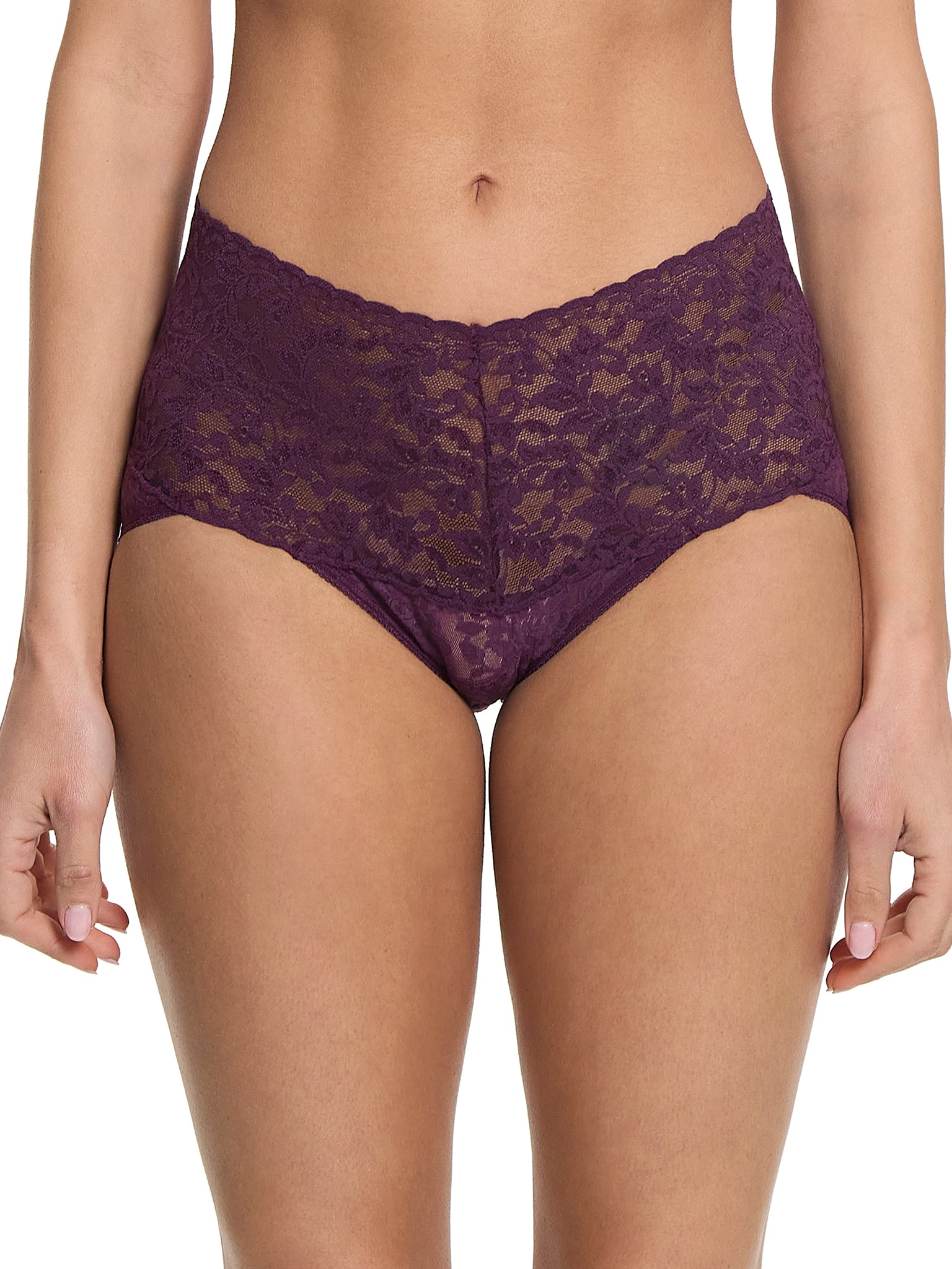 Retro Lace V-Kini Stone Fruit Purple Sale