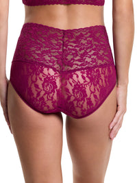 Retro Lace V-Kini Sugar Plum Red