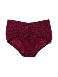 Retro Lace V-Kini Sugar Plum Red