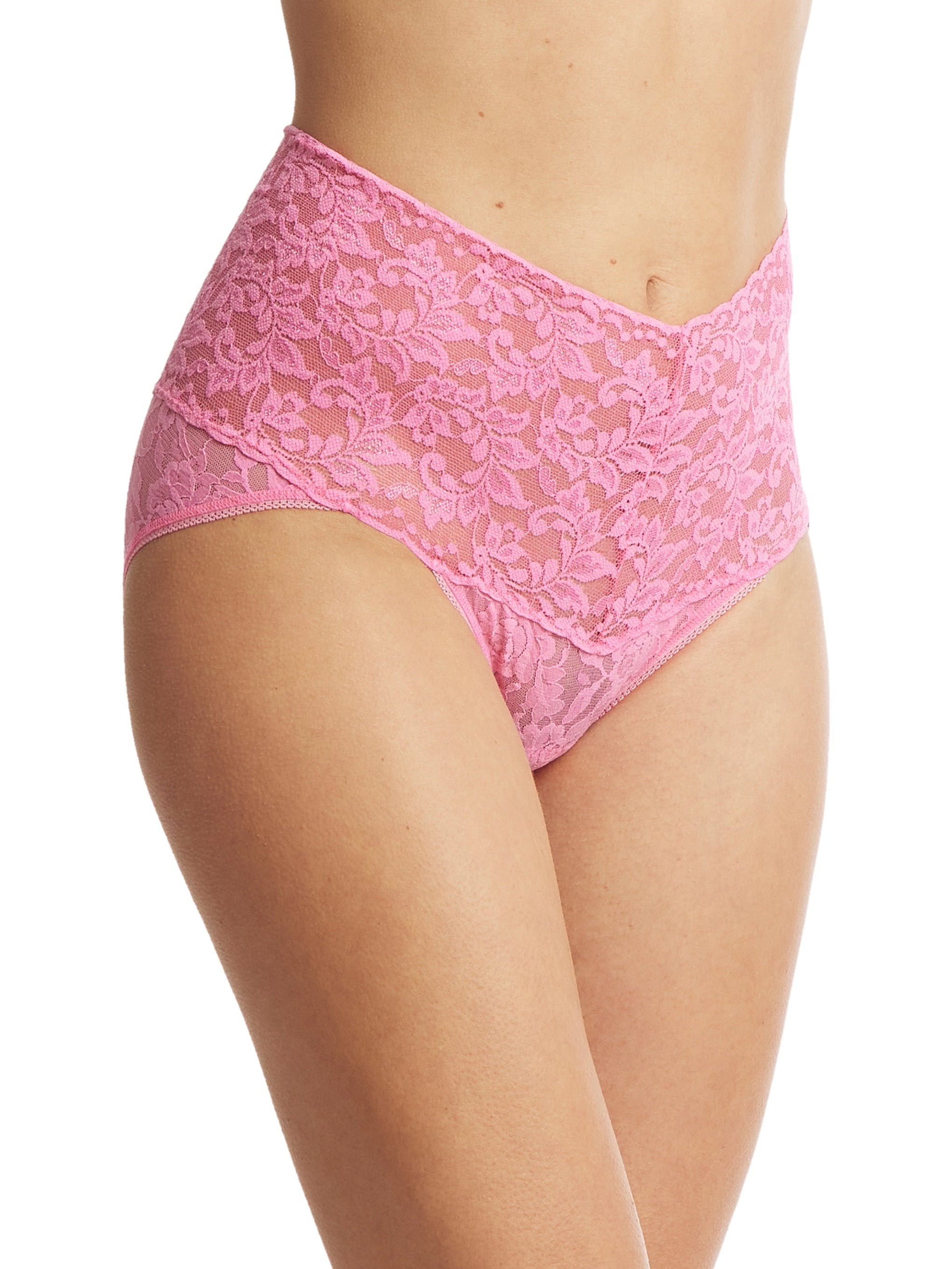 Retro Lace V-Kini Taffy Pink Sale