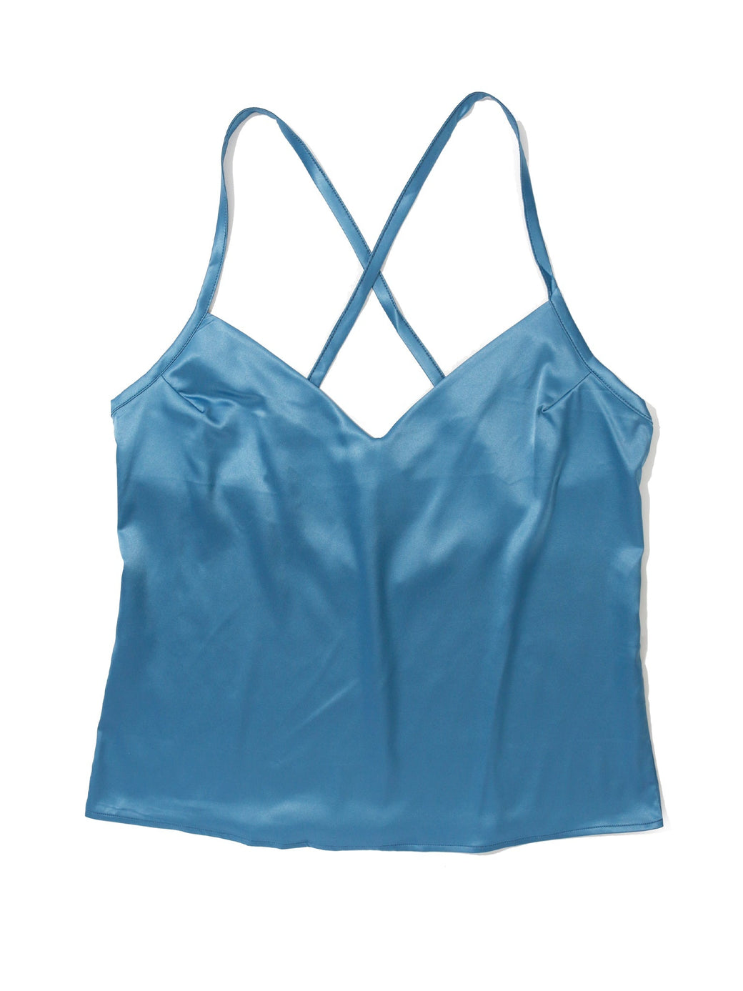 Satin Sleep Cami Bath Time Blue