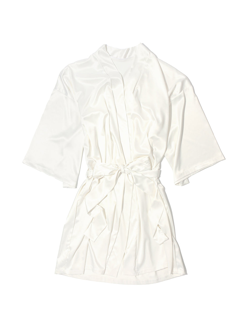 Satin Sleep Robe Light Ivory Sale