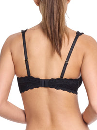 Signature Lace Balconette Bra Black