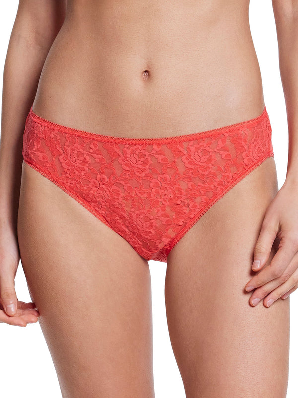 Signature Lace Bikini Hibiscus Bloom Pink