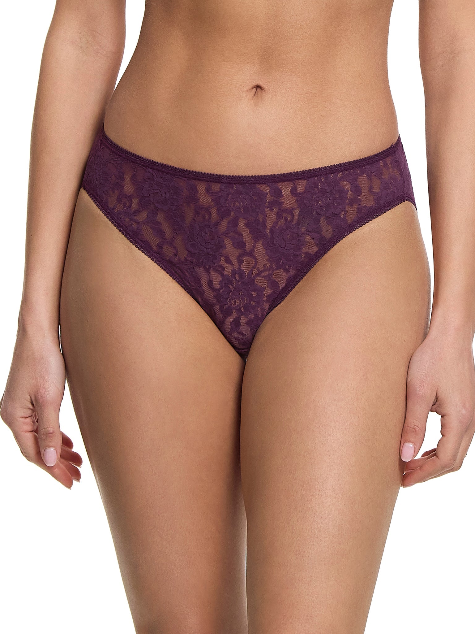 Signature Lace Bikini Stone Fruit Purple