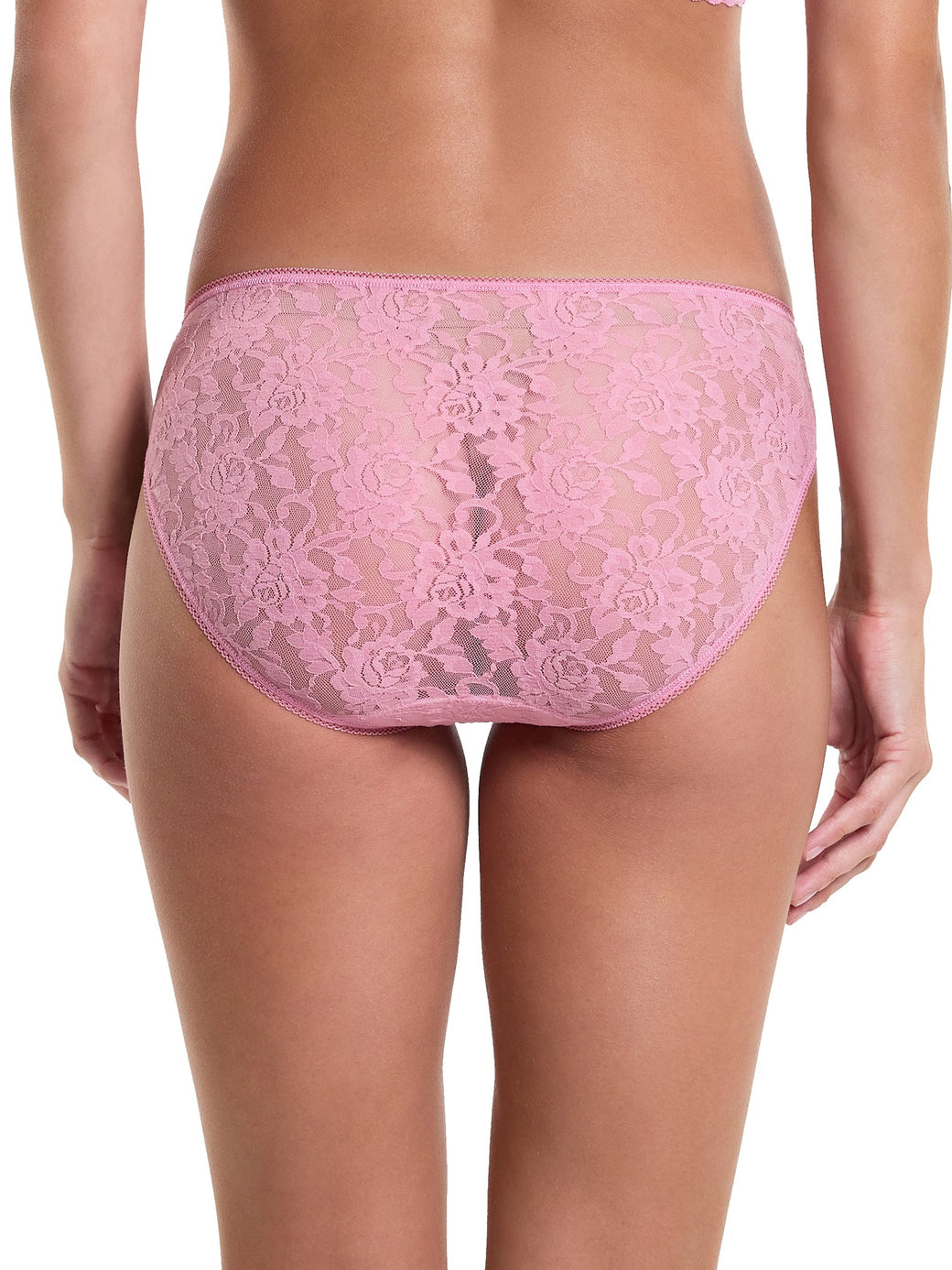 Signature Lace Bikini Tea Cake Pink