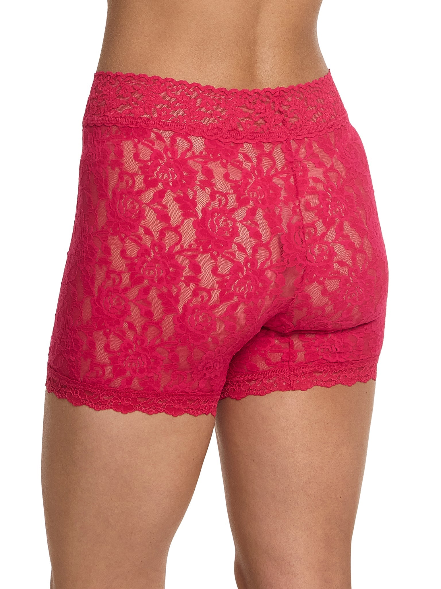 Signature Lace Boxer Brief Beet Juice Red Sale