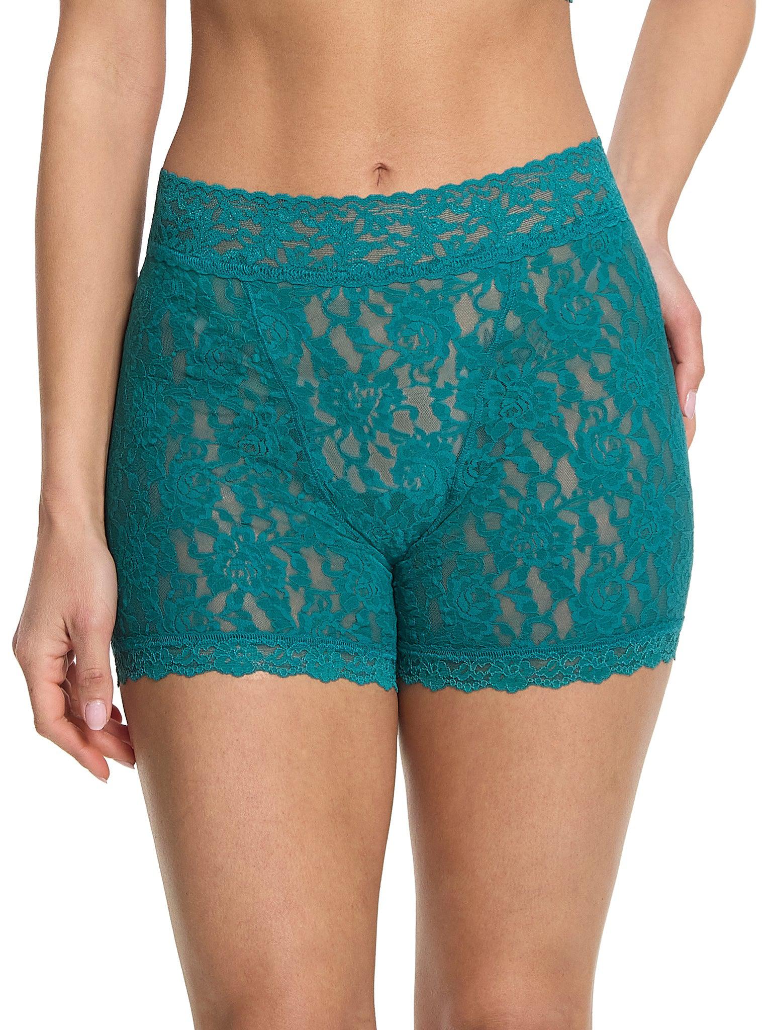 Signature Lace Boxer Brief Northern Lights Green