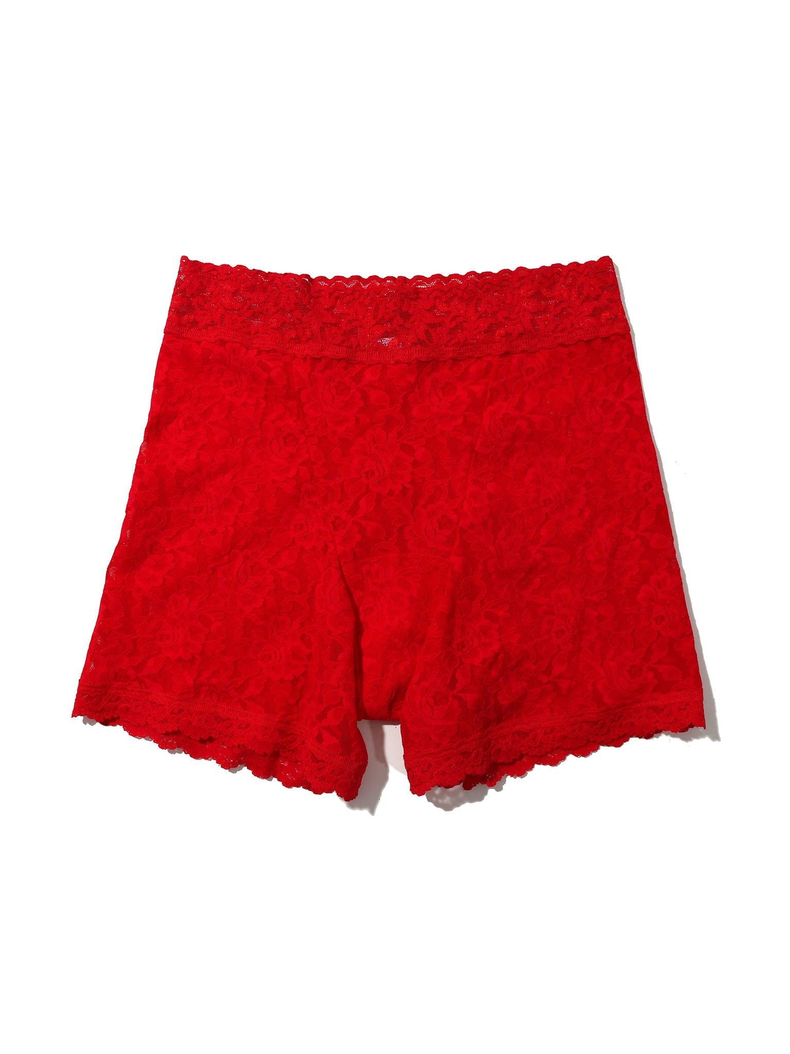 Signature Lace Boxer Brief Red