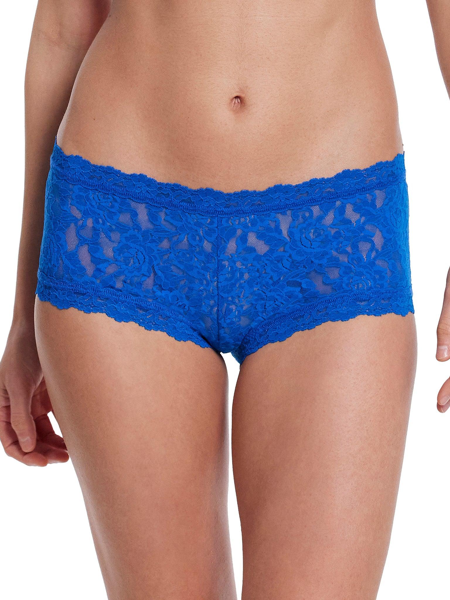 Signature Lace Boyshort Deep Dive Blue Sale