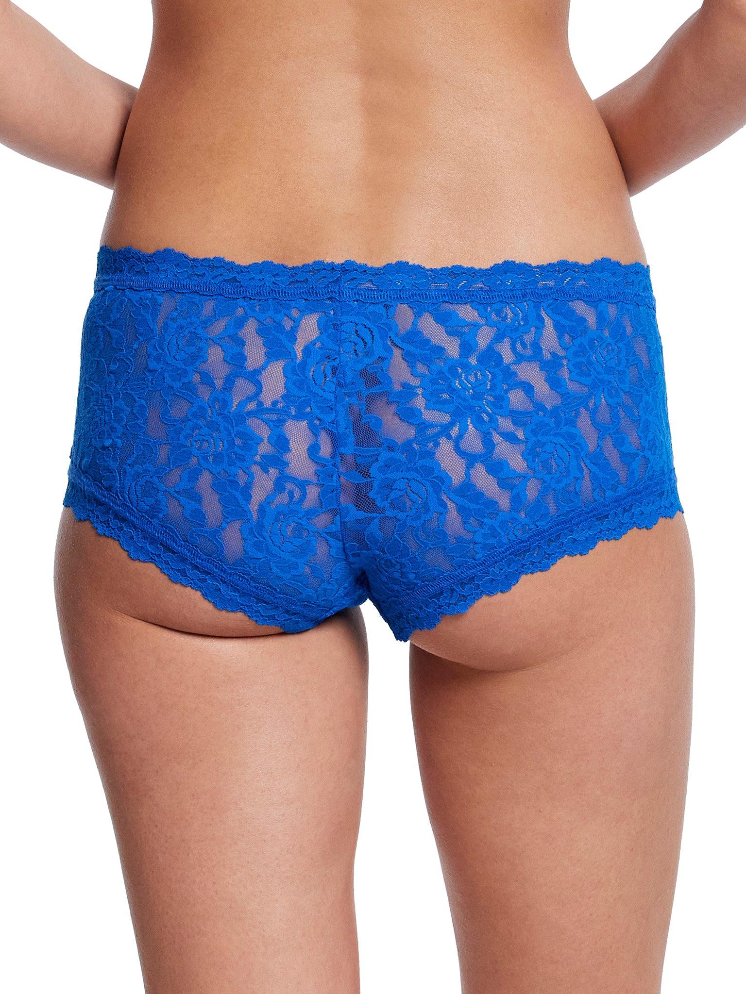 Signature Lace Boyshort Deep Dive Blue Sale