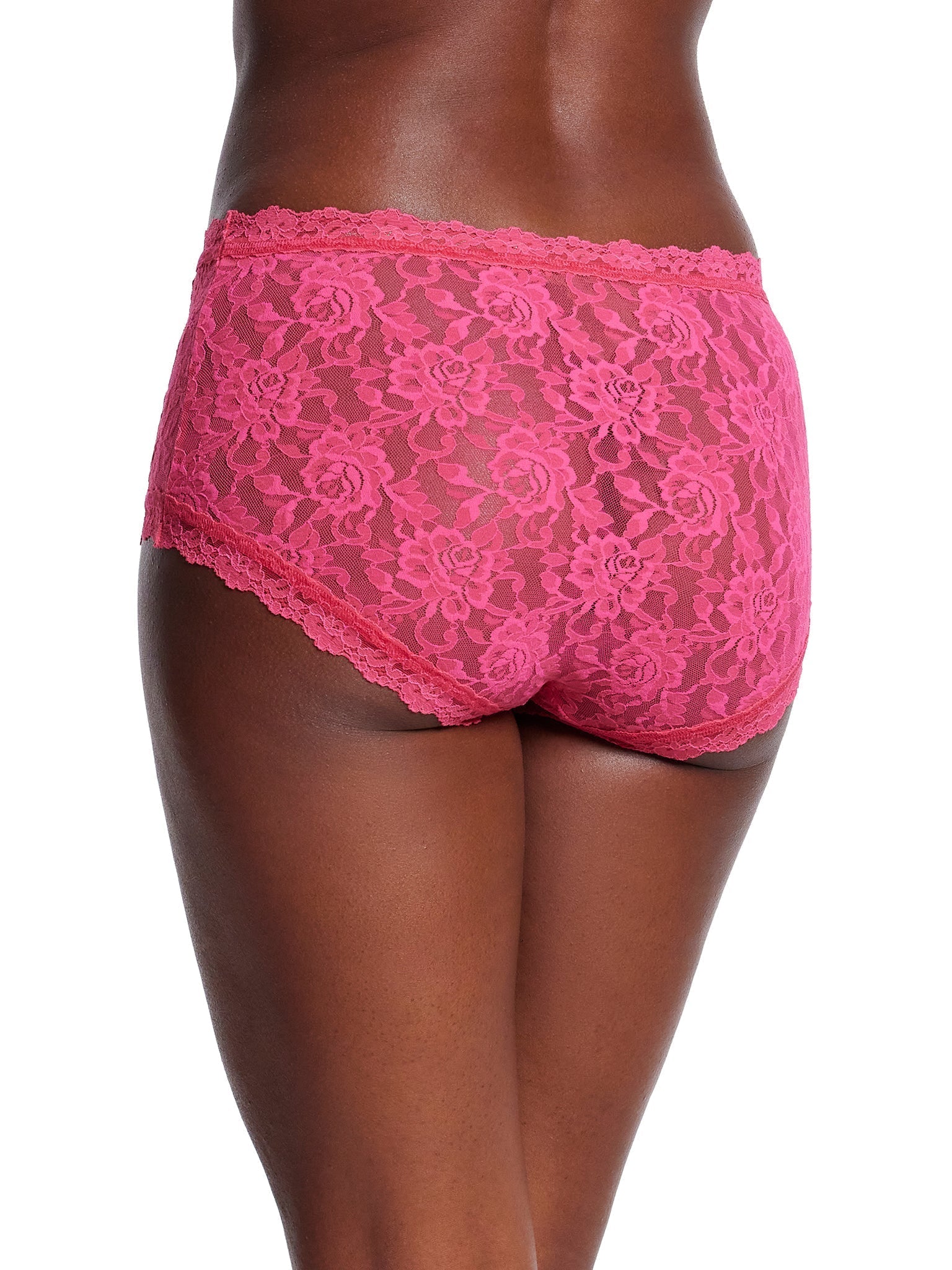 Signature Lace Boyshort Morning Glory Pink Sale