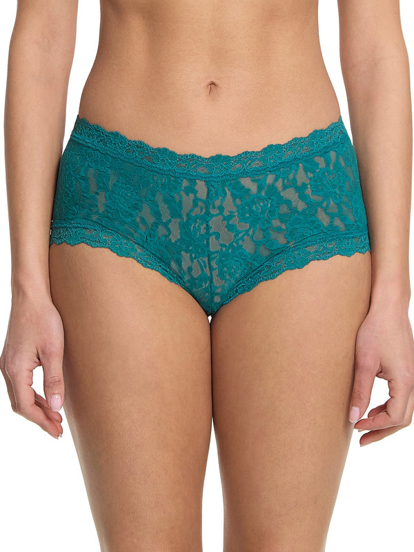 Signature Lace Boyshort Northern Lights Green