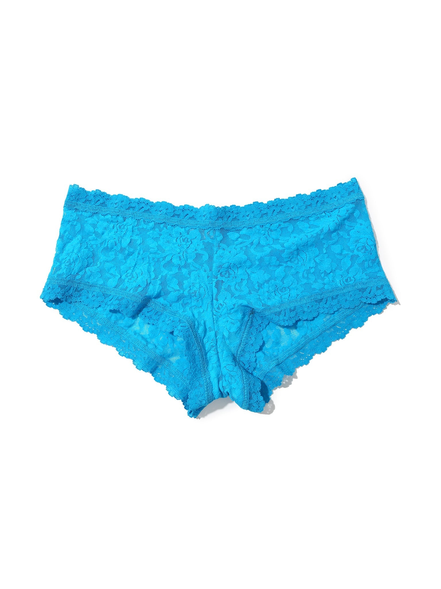 Signature Lace Boyshort Ocean Eyes Blue Sale