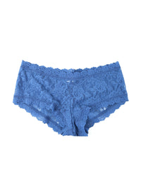 Signature Lace Boyshort Storm Cloud Blue