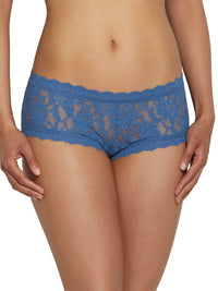 Signature Lace Boyshort Storm Cloud Blue