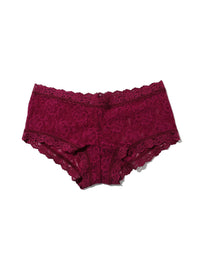 Signature Lace Boyshort Sugar Plum Red